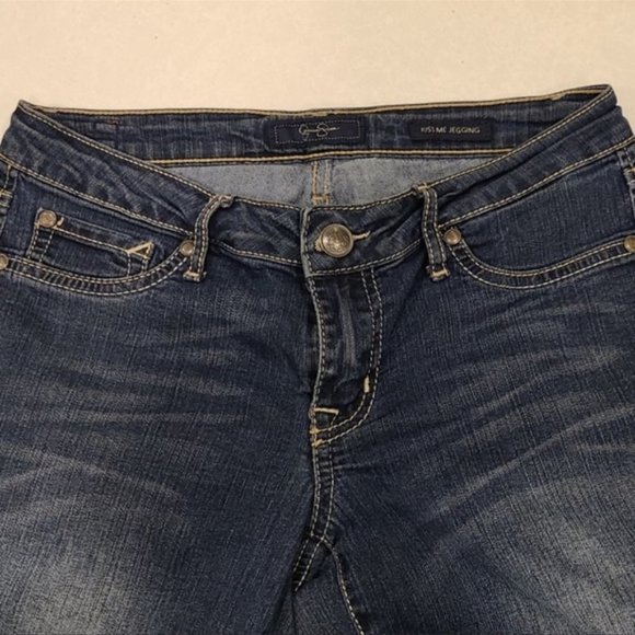 Jessica Simpson “Kiss Me” Blue Denim Jeggings - Women’s Size 27 - Picture 4 of 8